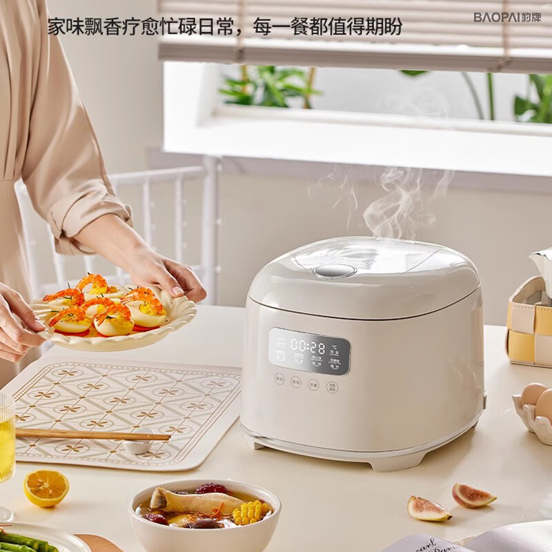 豹牌珐琅釉铸铁胆电饭煲BP-WB153