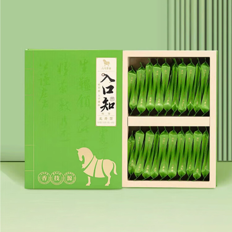 八马入口知·龙井茶160克