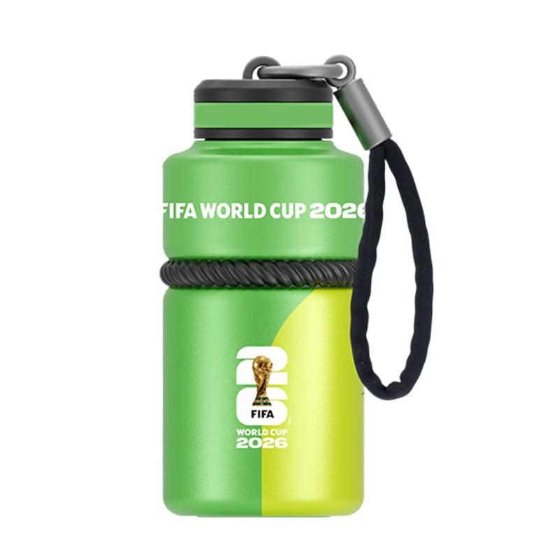FIFA美加墨世界杯纪念品能量口袋保温杯245ml绿色