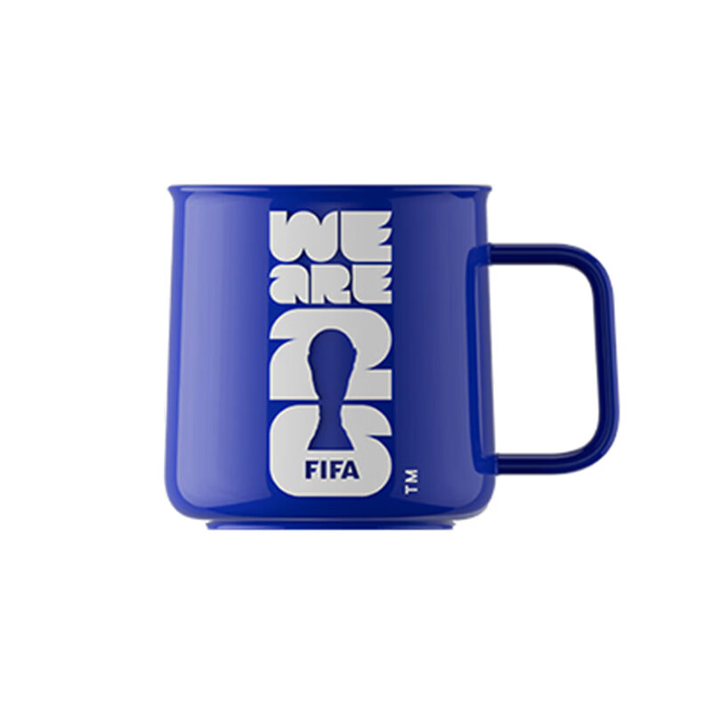 FIFA美加墨世界杯纪念品举办国马克杯370ml蓝色