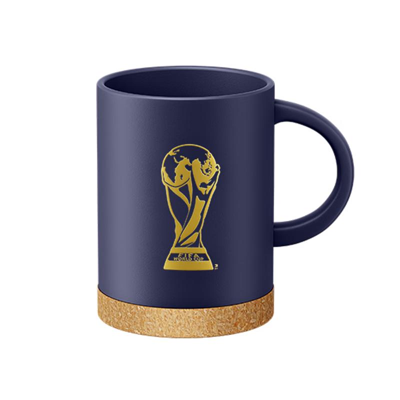 FIFA美加墨世界杯纪念品举办国软木杯423ml蓝色