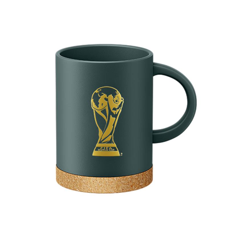 FIFA美加墨世界杯纪念品举办国软木杯423ml绿色