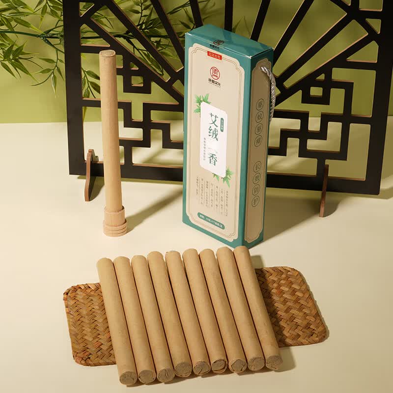 承夏文化天然草本艾绒蚊香/艾条