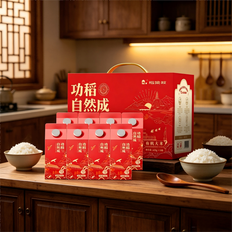 稻梁菽五常有机稻花香大米功稻自然成10斤