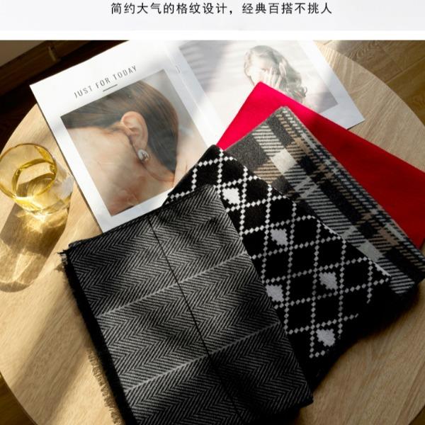 民生一分购-真丝拉绒围巾(花色随机发货）