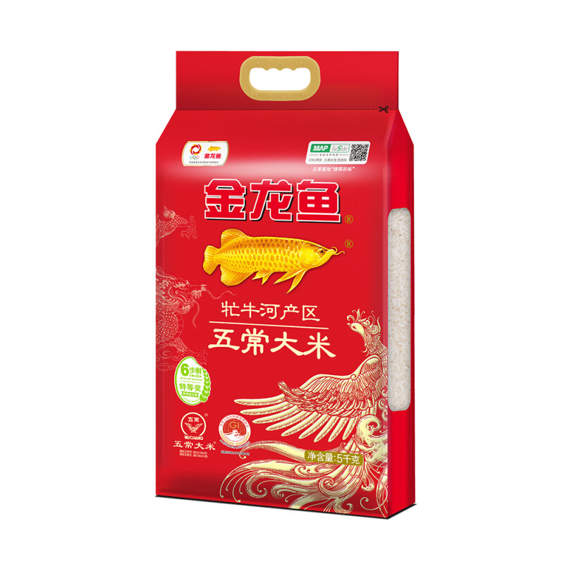 金龙鱼牤牛河产区五常大米5kg