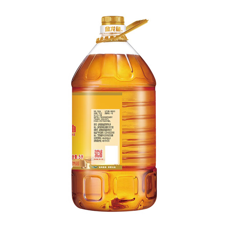 金龙鱼压榨一级纯香花生油5L