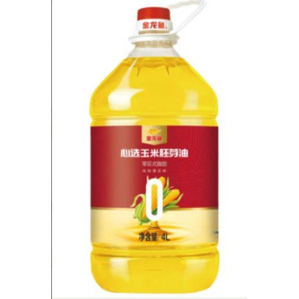 金龙鱼心选零反式脂防玉米胚芽油4L