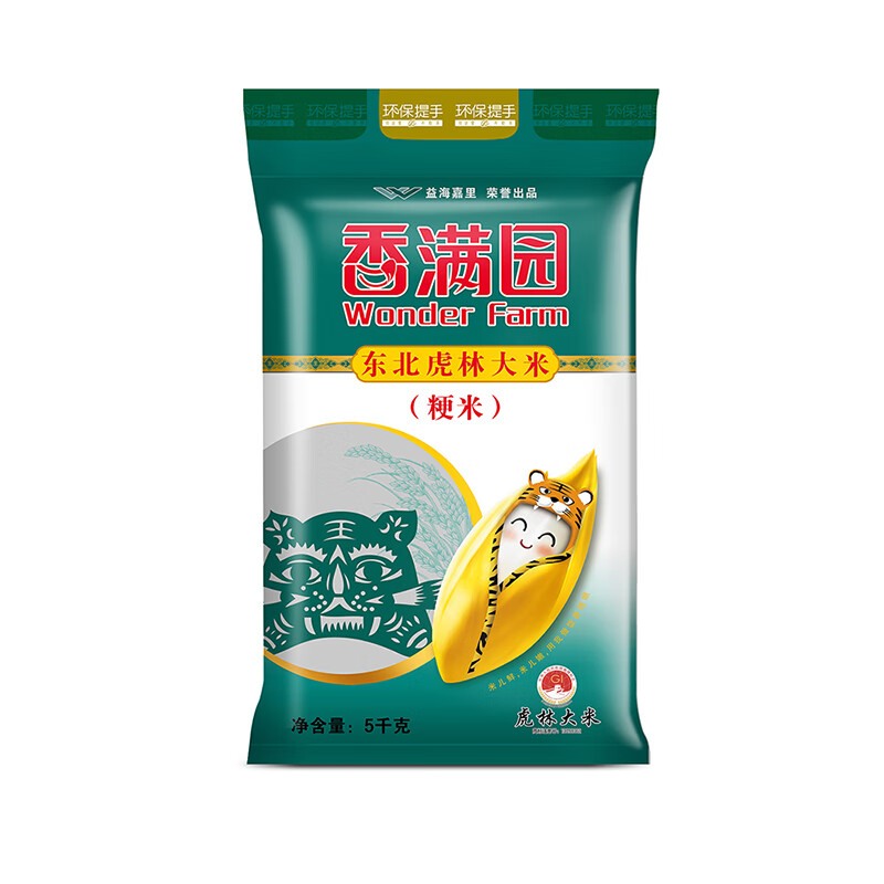 香满园虎林大米5kg