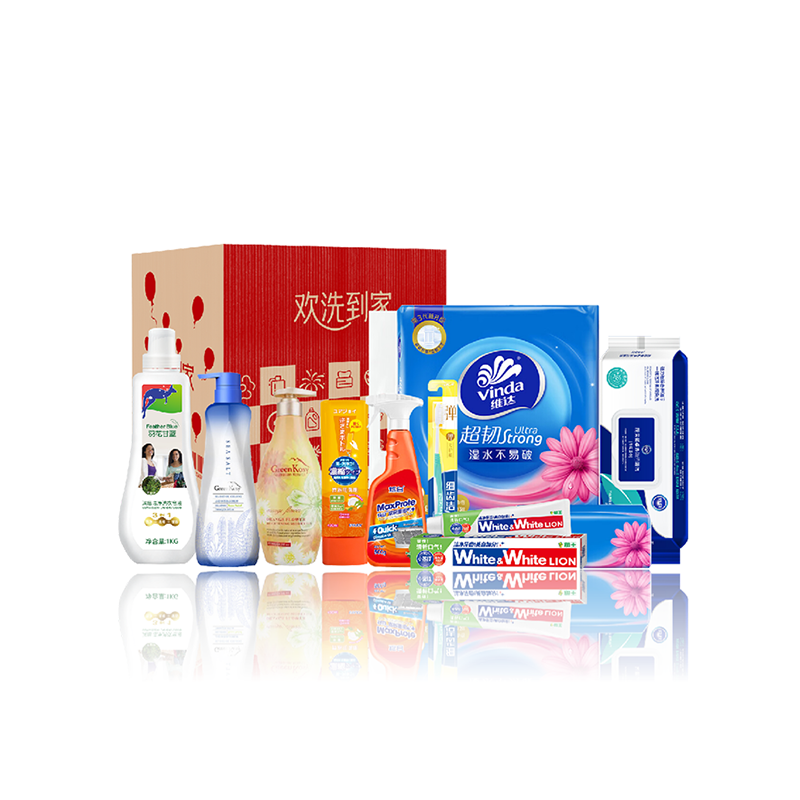 绿色溪谷维达「洁净护家」个护纸品9件套XHZP-250902