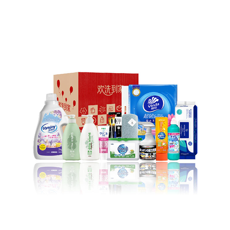 惠润维达「洁净护家」个护纸品12件套XHZP-250912