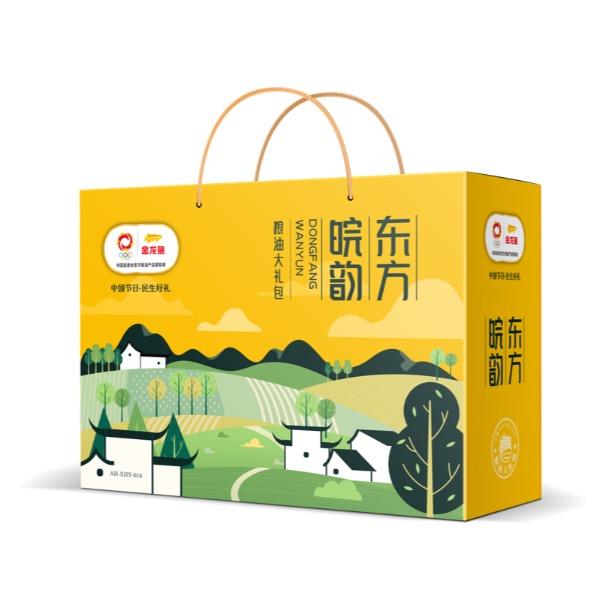 金龙鱼119型东方皖韵粮油礼盒