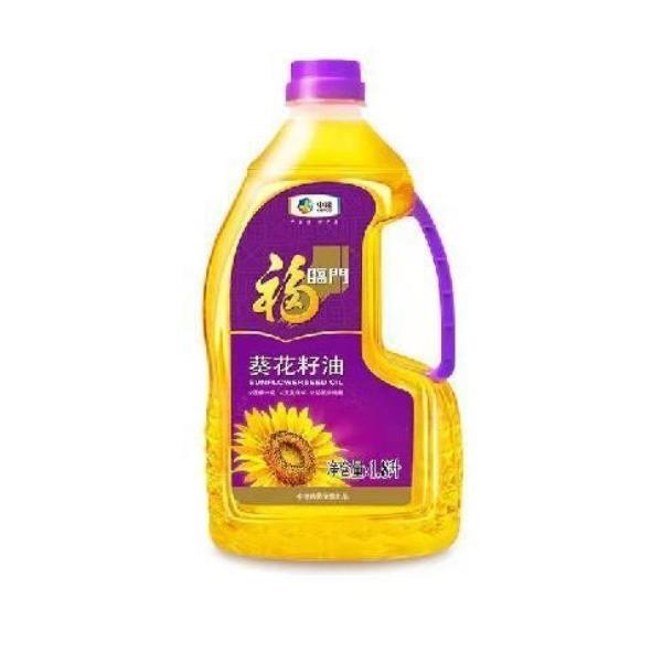 福临门压榨一级葵花籽油1.8L