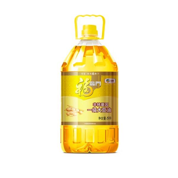 福临门非转基因一级大豆油5L