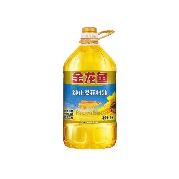 金龙鱼纯正葵花籽油4L