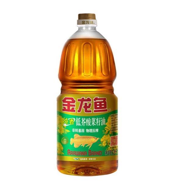 金龙鱼非转基因纯香菜籽油1.8L