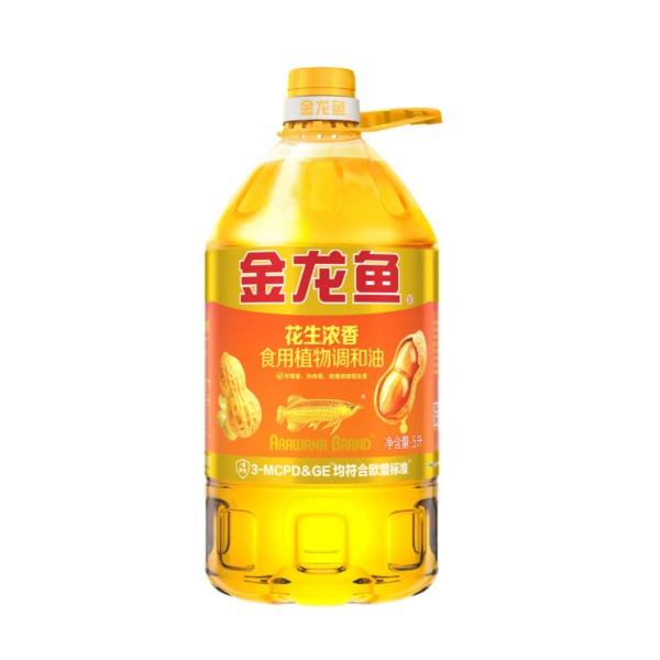金龙鱼花生浓香食用调和油5L