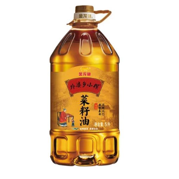 金龙鱼外婆乡小榨菜籽油（非转基因）5L