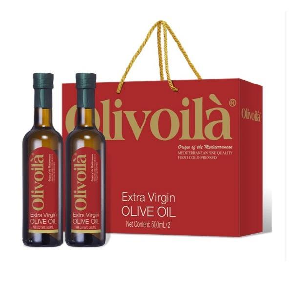 欧丽薇兰特级初榨橄榄油礼盒500ml*2
