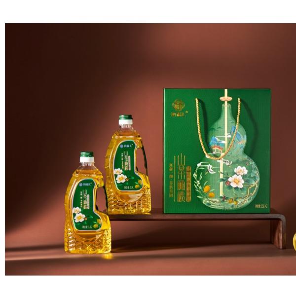 纳福汇山茶橄榄调和油福禄礼盒