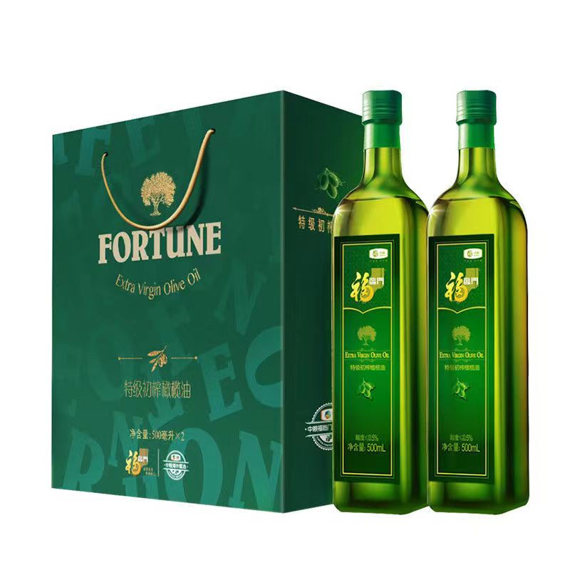 福临门特级初榨橄榄油500ml*2