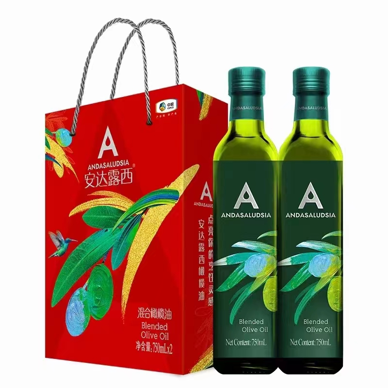 安达露西橄榄油750ml*2（简装礼盒）