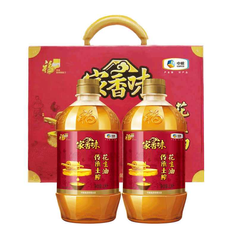 中糧福臨門土榨花生油禮盒