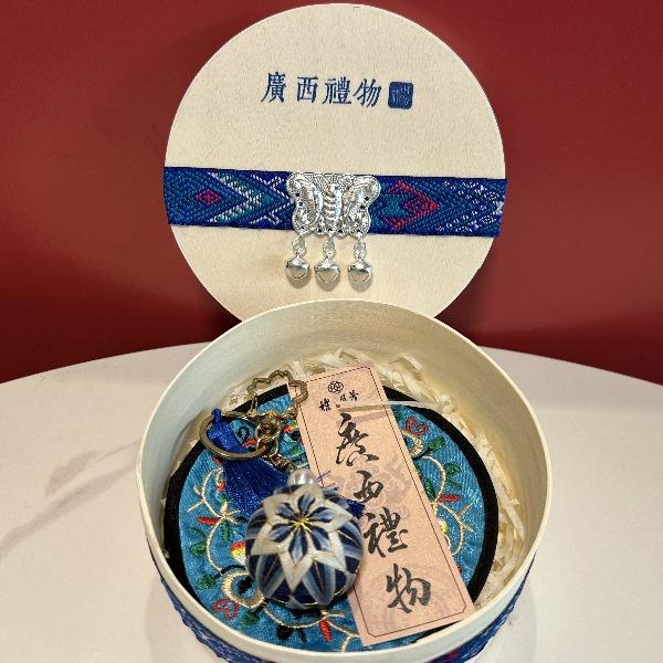 手鞠球钥匙扣礼盒