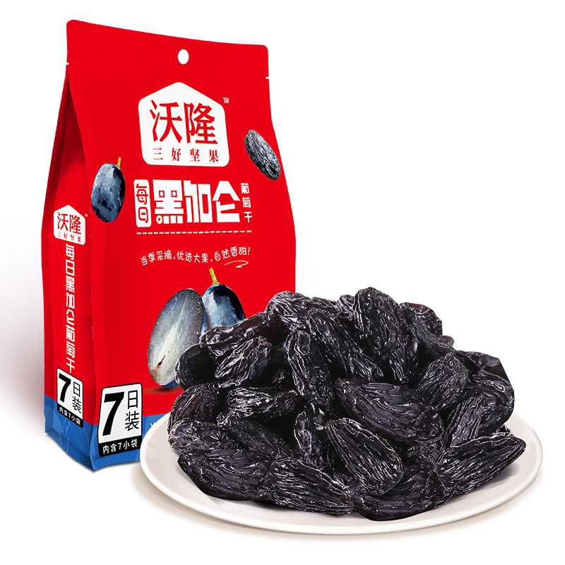沃隆210g每日黑加仑葡萄干*2袋