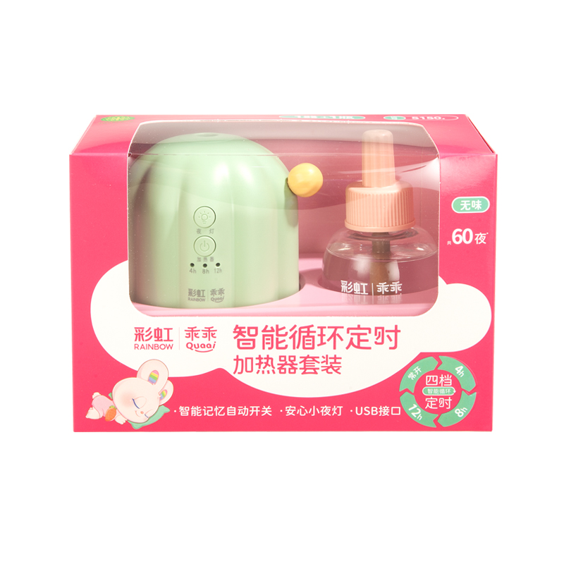 彩虹乖乖蚊香液套装5150新老包装随机发货