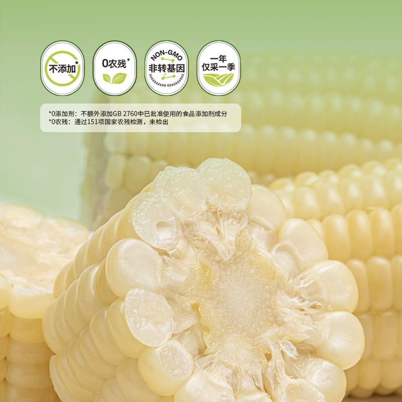 兢农白糯鲜玉米10只