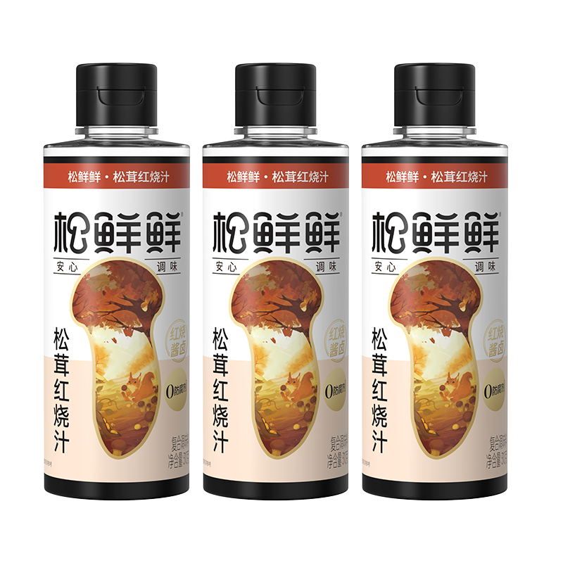 松鲜鲜松茸红烧汁310g*3