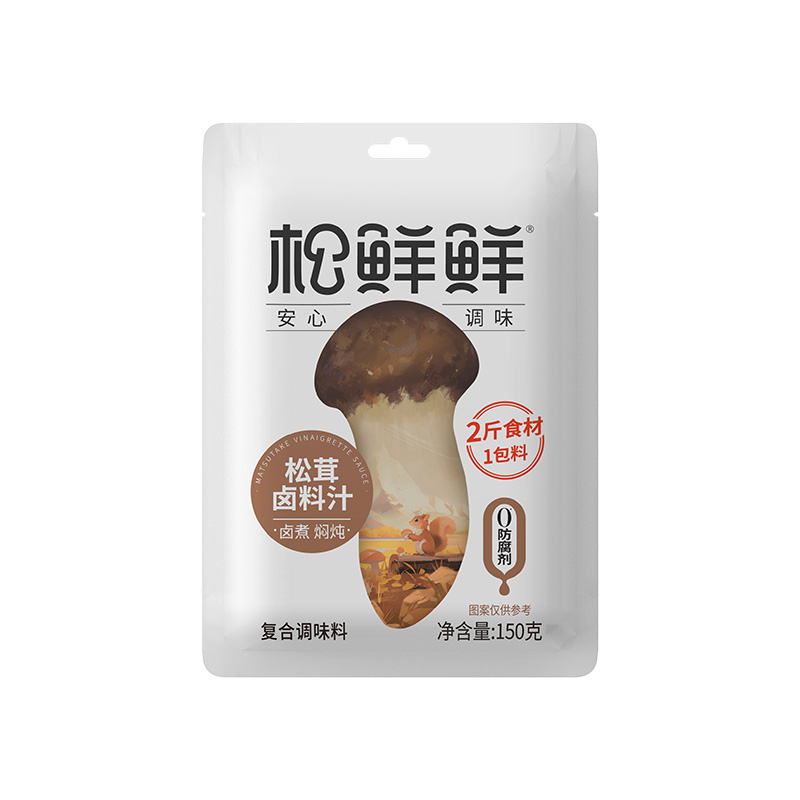 松鲜鲜松茸卤料汁150g*4