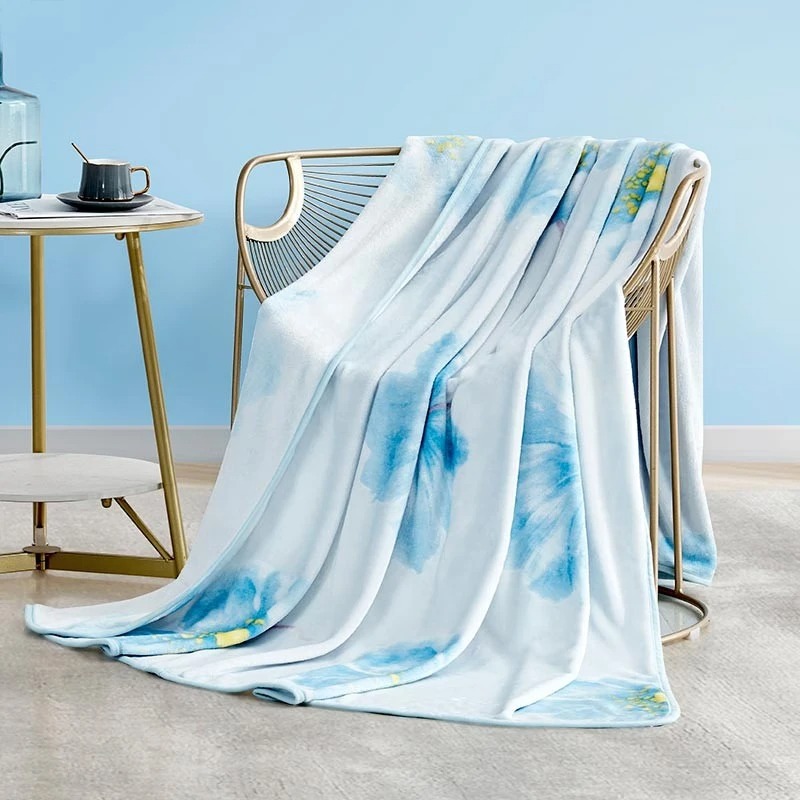 罗莱浮生墨香法兰绒毯150×200cm