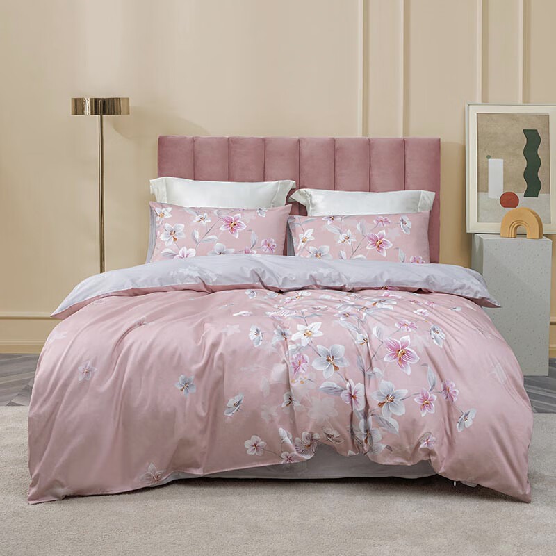 罗莱风沐幽兰全棉四件套200*230