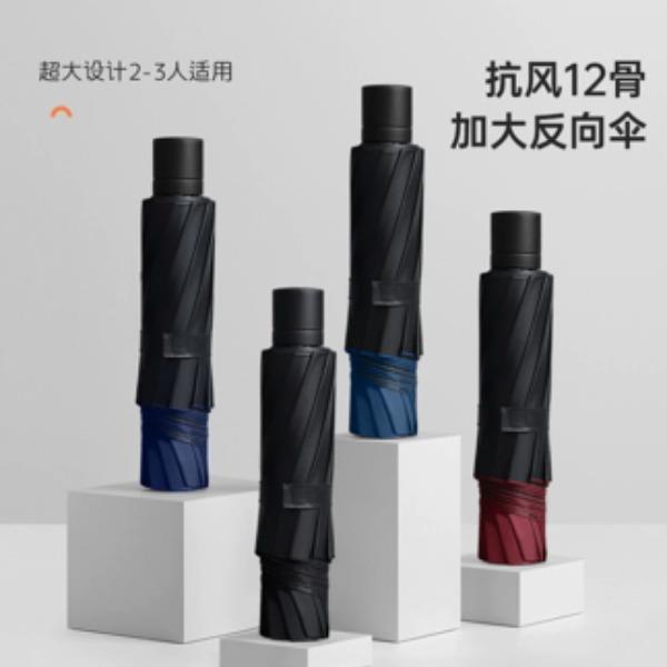 超大商务12骨手动三折伞（配布套）