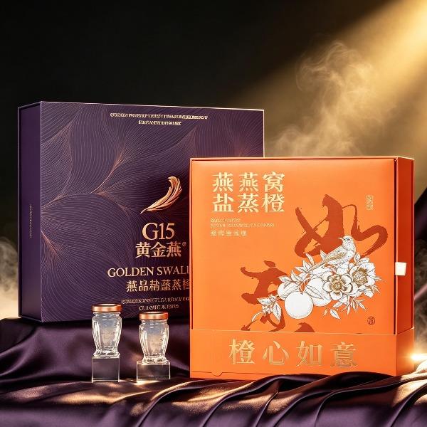 黄金燕燕窝+燕窝盐蒸橙组合