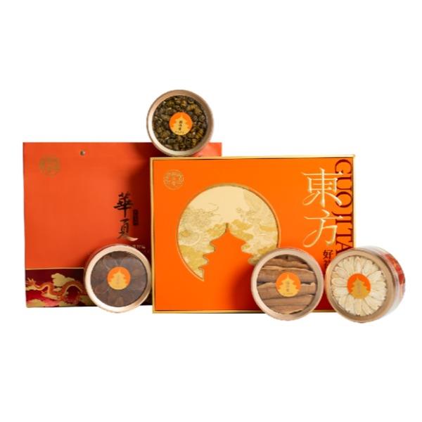 海派洋鲜·盈宴+国际堂华夏十二花神东方好礼四拼礼盒