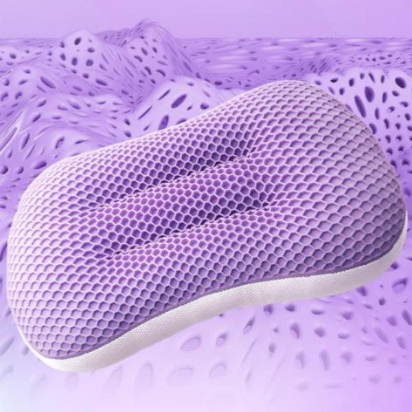 慕思慕思零感TPE纤维枕【苏菲娜】紫色