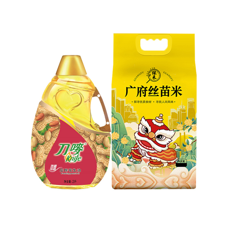 刀唛/探禾粮油组合2.4L+454g