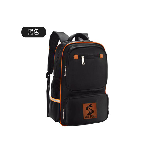 兔可學生書包黑色（大號）