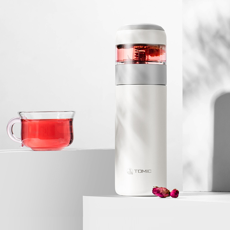 tomic特美刻乐茶保温杯不锈钢水杯便携茶水分离泡茶杯