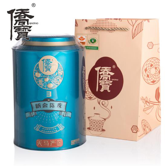新会陈皮3年120g礼罐装 古香广东特产陈皮干