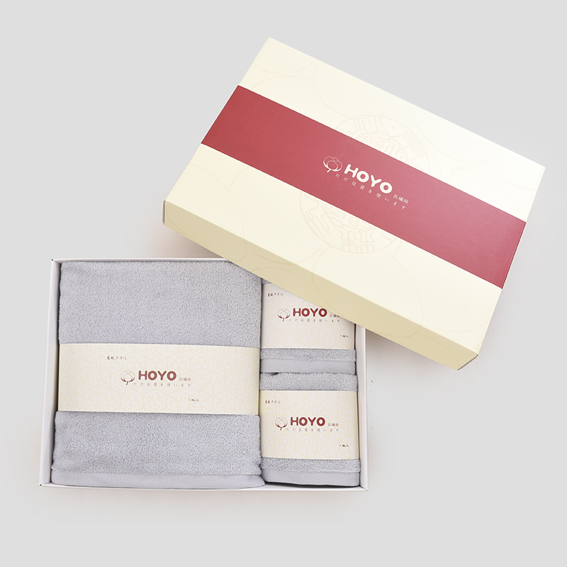 HOYO  7294-臻品長絨棉毛巾浴巾三件套