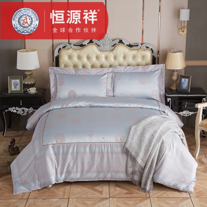 恒源祥床品.天絲提花四件套-皇爵HYX010T