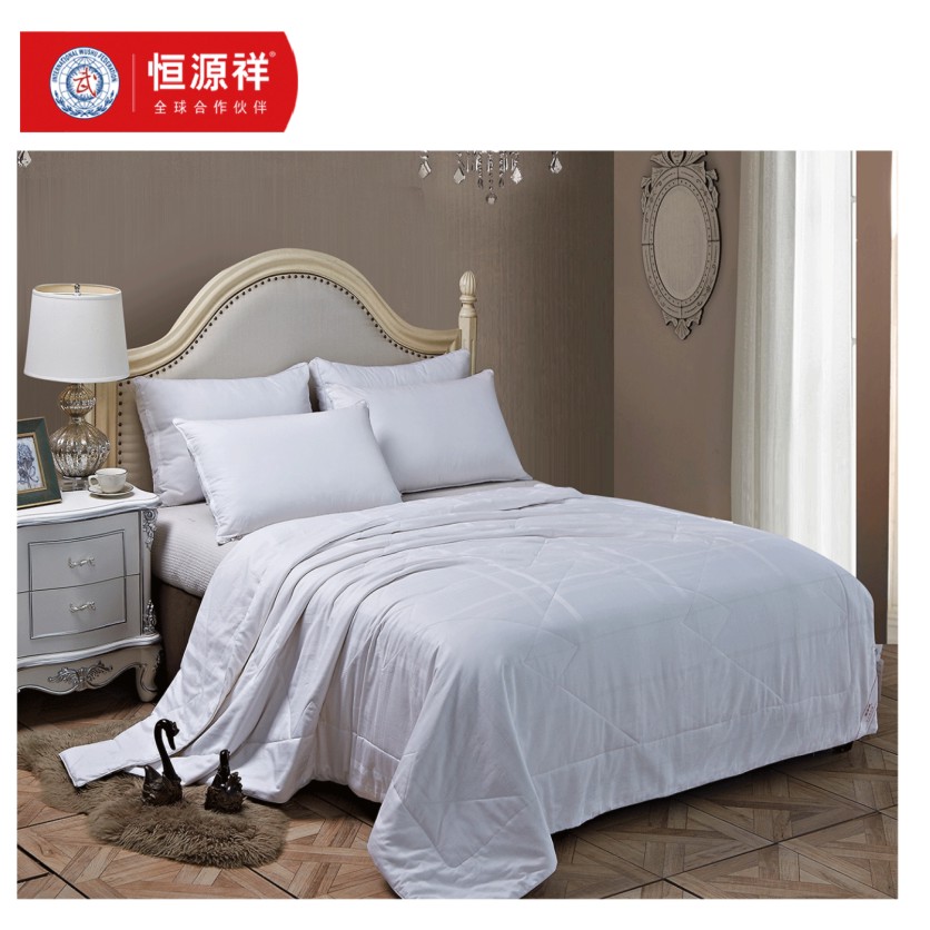 恒源祥床品烟汐忆梦全棉小提花冰沁蚕丝被[ HYX025BZ ]