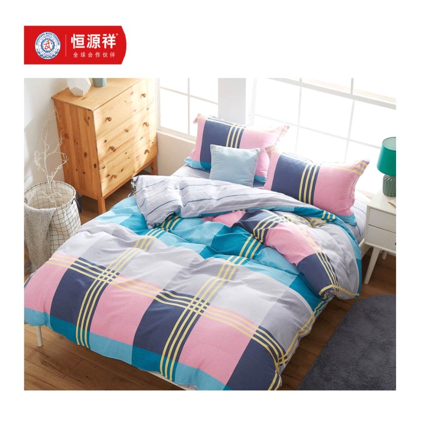 恒源祥床品全棉印花四件套-曼尼格[ HYX023TJ ]