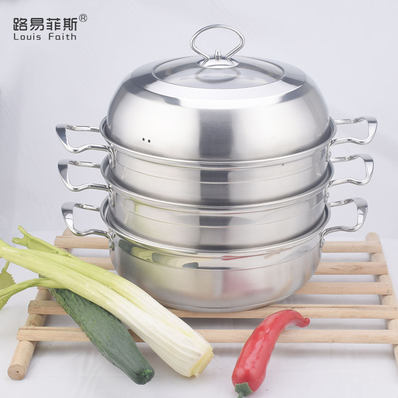 路易菲斯路易菲尔德三层蒸煮锅LYFS-FED8082A