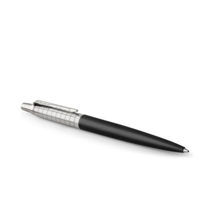 派克乔特豪华邦德街黑色网格白夹凝胶水笔中性笔