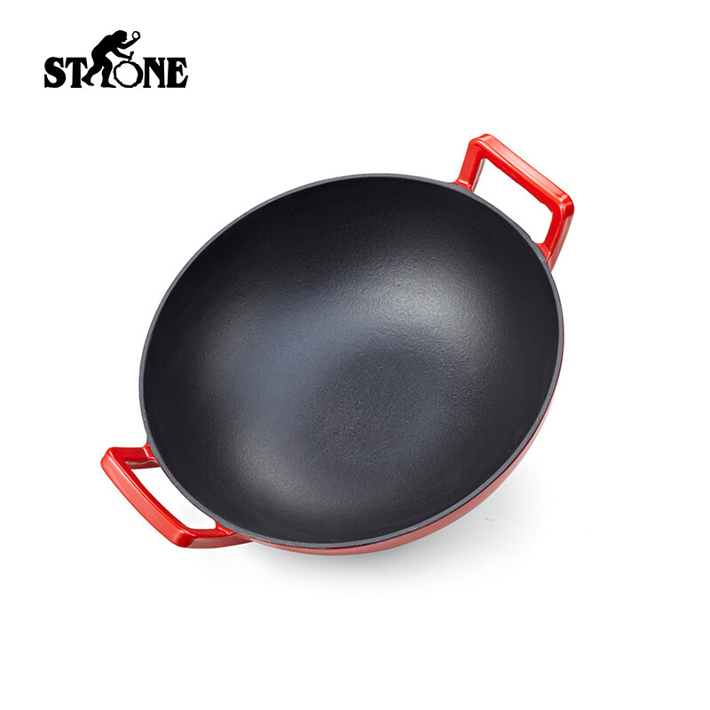 司顿34cm珐琅炒锅STH070